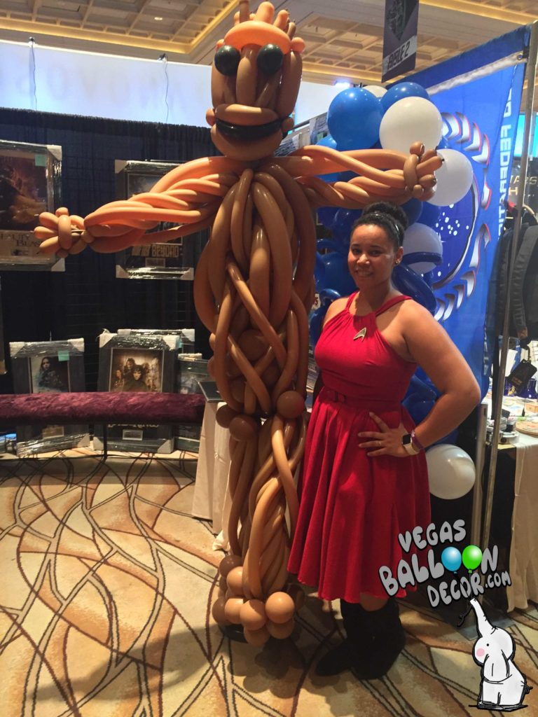 Child's Birthday Monster Balloon Pillars